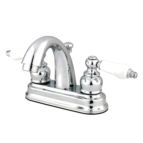 Restoration, 4" Centerset Bathroom Faucet, Chrome